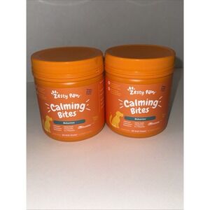 Zesty Paws Calming Bites Behavior 180 Soft Chews Pet Treats ‎ ex 03/2026